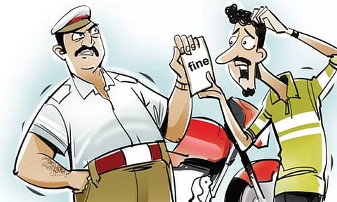 விதிகளை மீறி வாகன பதிவு எண்கள்