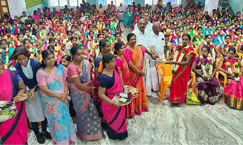 அரியலூர் மாவட்டத்தில்168 கர்ப்பிணிகளுக்கு சமுதாய வளைகாப்பு