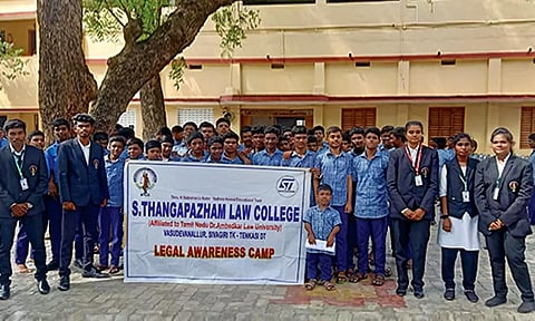 தங்கப்பழம் சட்டக் கல்லூரி சார்பில் சட்ட விழிப்புணர்வு நிகழ்ச்சி