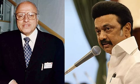 தஞ்சை வேளாண் கல்லூரிக்கு எம்.எஸ்.சுவாமிநாதன் பெயர்:  முதலமைச்சர் மு.க.ஸ்டாலின் அறிவிப்பு