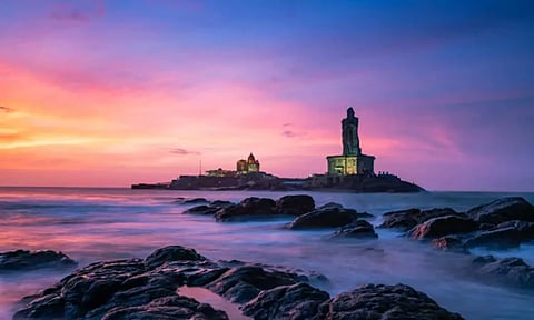 கன்னியாகுமரியில் இன்று 3-வது நாளாக கடல் நீர்மட்டம் தாழ்வு