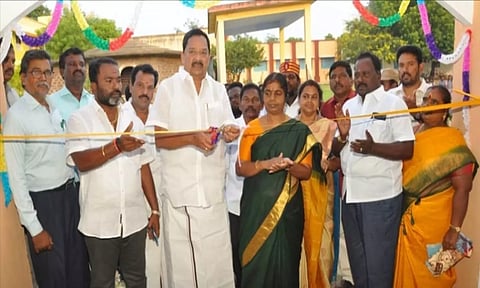 ராணிப்பேட்டையில் பள்ளி புதிய வகுப்பறை கட்டிடம்