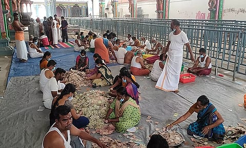 உண்டியல் எண்ணும் பணி தொடங்கியது.
