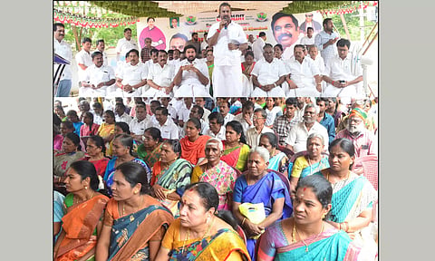 அ.தி.மு.க கொண்டு வந்த திட்டங்களை மக்களிடம் கூறி வாக்கு சேகரியுங்கள்- முன்னாள் அமைச்சர் எஸ்.பி.வேலுமணி அறிவுரை