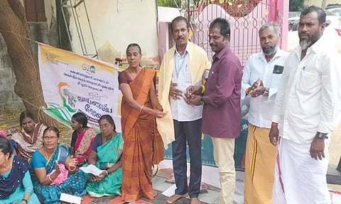 லீபுரத்தில் சிறப்பு கிராமசபை கூட்டம்