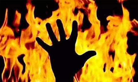 முதியவர் தீயில் கருகி பலி