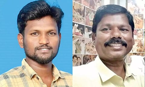 பலியான அசோக்ராஜ், கைதான சித்த வைத்தியரான கேசவமூர்த்தி.