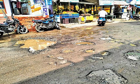 களக்காட்டில் பழுதடைந்த சாலைகளால் வாகன ஓட்டிகள் பாதிப்பு