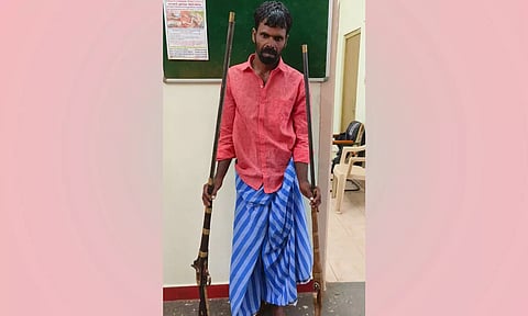நாட்டு துப்பாக்கி வைத்திருந்தவர் கைது