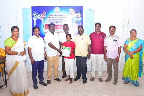 புதுக்கோட்டையில் - பள்ளி மாணவர்களுக்கான டேக்வாண்டோ போட்டி