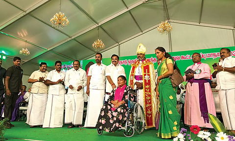 கிறிஸ்தவ மாநாட்டில் குட்டிக்கதை கூறி தி.மு.க. மீது எடப்பாடி பழனிசாமி தாக்கு