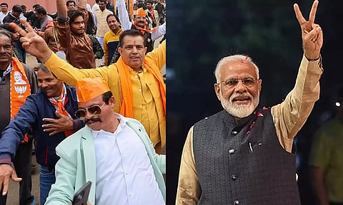 3 மாநிலங்களில் பாஜக முன்னிலை- நன்றி தெரிவித்து பிரதமர் மோடி டுவீட்