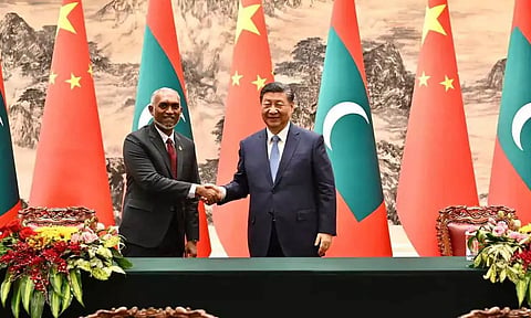 இந்தியாவுடன் மோதலை வலுவாக்கும் மாலத்தீவு அதிபர்-சீனாவை புகழ்ந்து பேச்சு