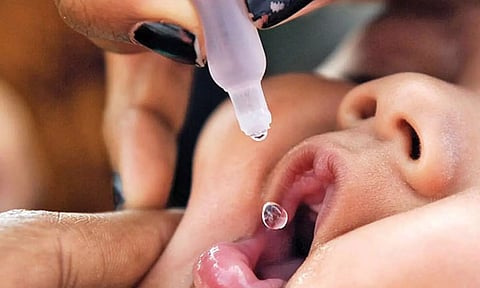 58 லட்சம் குழந்தைகளுக்கு நாளை போலியோ சொட்டு மருந்து வழங்க ஏற்பாடு