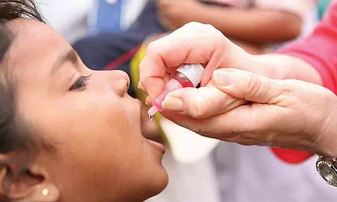 காஞ்சிபுரத்தில் நாளை போலியோ சொட்டு மருந்து முகாம்
