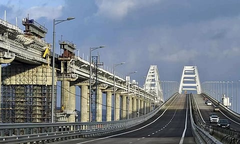 உக்ரைன் போருக்கு மத்தியில் கிரீமியா பாலத்தை தாக்க ஜெர்மனி திட்டமிட்டதா? ரஷியா குற்றச்சாட்டால் பரபரப்பு