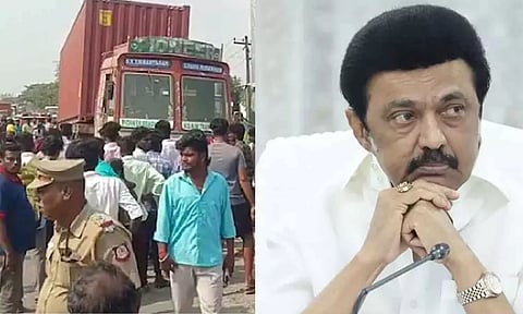சாலை விபத்தில் 4 கல்லூரி மாணவர்கள் உயிரிழப்பு:  ரூ.2 லட்சம் நிவாரணம் அறிவித்தார் மு.க. ஸ்டாலின்
