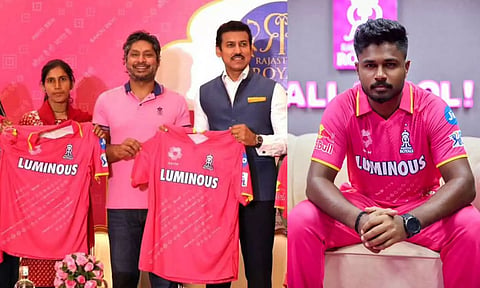 பெண்களை கௌரவிக்கும் வகையில் பிங்க் நிற ஜெர்சி அணிந்து விளையாடும் ராஜஸ்தான் ராயல்ஸ்