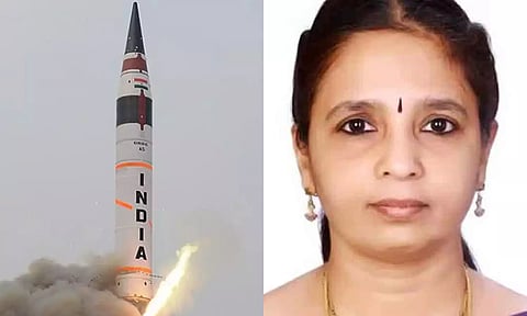 அக்னி-5 ஏவுகணை குழுவை வழிநடத்திய கேரள பெண் என்ஜினீயர்