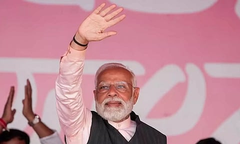 சிவமொக்காவில் தேர்தல் பிரசார பொதுக்கூட்டத்தில் பிரதமர் மோடி பங்கேற்பு