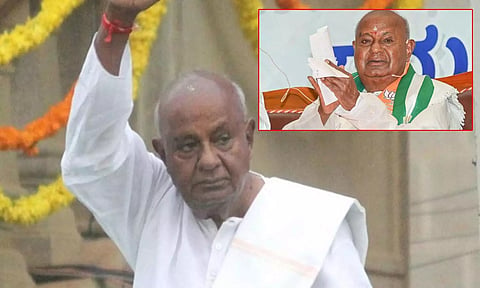 உறுதியாக ஆட்சிக்கு வர முடியாது என்ற கட்சிதான் அதிகமான வாக்குறுதிகளை வழங்கும்: தேவேகவுடா