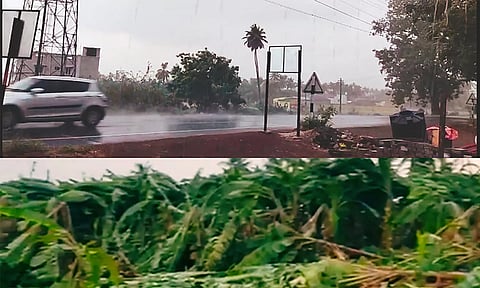 சத்தியமங்கலம்- தாளவாடி பகுதியில்  2 மணி நேரம் கொட்டி தீர்த்த மழை: மக்கள் மகிழ்ச்சி