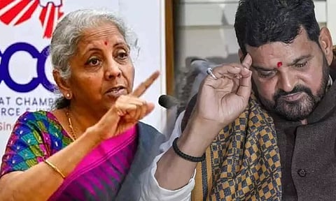 'பிரிஜ் பூஷன் மீதான குற்றம் நிரூபிக்கப்படவில்லை'-  அவரது மகனுக்கு சீட் கொடுத்தது பற்றி நிர்மலா சீதாராமன் கருத்து
