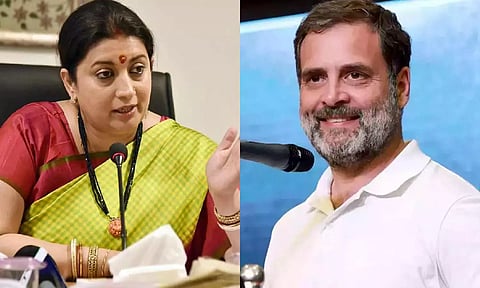 பாகிஸ்தான் மீது ராகுல் காந்திக்கு திடீர் பாசம் ஏன்?  ஸ்மிருதி இரானி கேள்வி