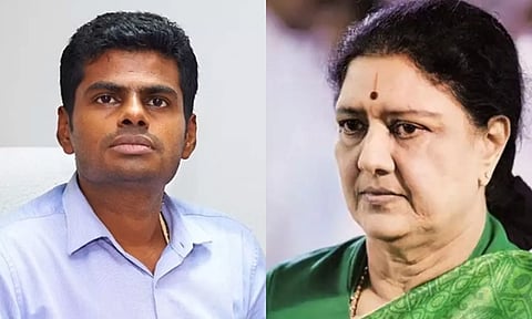 ஜெயலலிதாவை இந்துத்துவா தலைவர் என்பதா? அண்ணாமலைக்கு சசிகலா கண்டனம்