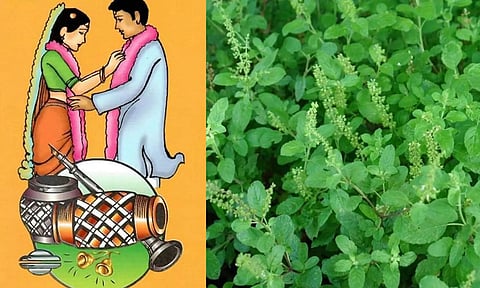 திருமண பரிகார பூஜையும்,  துளசி ஸ்தோத்திர மந்திரமும்...