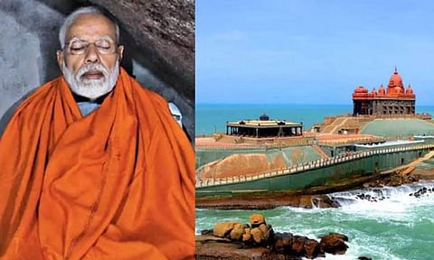 பிரதமர் மோடி 45 மணி நேரம் தியானம்- பாதுகாப்புக்கு 4 ஆயிரம் போலீசார் குவிப்பு