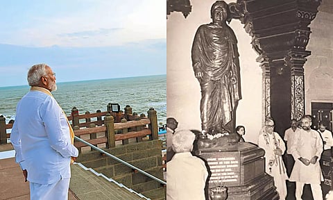 33 ஆண்டுகளுக்கு முன் விவேகானந்தர் மண்டபத்துக்கு வந்த மோடி- வைரலாகும் புகைப்படம்