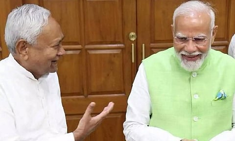 நிதிஷ்குமார் ஒரு 'பிரதமர் மெட்டிரியல்', ஆனால் பாஜக கூட்டணியில் - ராஷ்டிரிய ஜனதா தளம் கிண்டல்