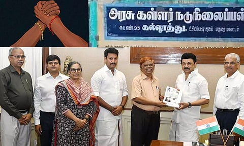 பள்ளிகளில் சாதிய  அடையாளங்கள், வண்ணக்கயிறுகள் இருக்க கூடாது- தமிழ்நாடு அரசுக்கு பரிந்துரை