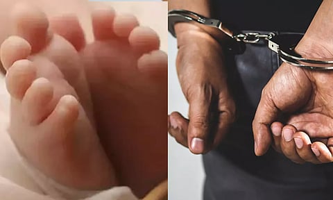 கல்லூரி கழிவறையில் குழந்தை பெற்ற மாணவி- வாலிபர் கைது