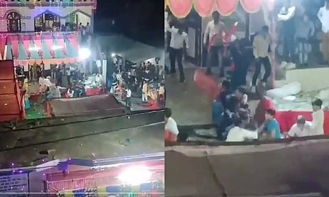 சாப்பாட்டால் சண்டை - சம்பவம் செய்த விருந்தினர்கள் :  வீடியோ வைரல்