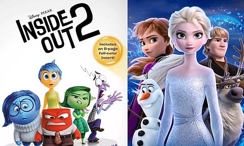 அதிக வசூல் செய்த அனிமேஷன் படம்... Frozen 2-ன் சாதனையை முறியடித்த INSIDE OUT 2