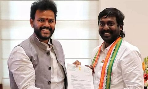 மத்திய விமான போக்குவரத்து துறை அமைச்சரை சந்தித்த விஜய் வசந்த்