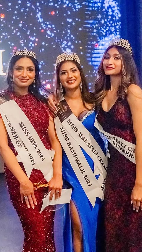 கனடா அழகிப் போட்டியில் பட்டம் வென்ற இரண்டு குழந்தைகளுக்கு தாயான கேரள பெண்!