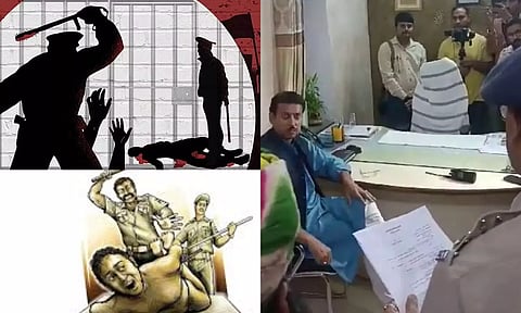 லீவில் வந்த ராணுவ வீரரை நிர்வாணப்படுத்தி அடித்துத் துன்புறுத்திய போலீஸ் - நேரில் வந்த அமைச்சர்