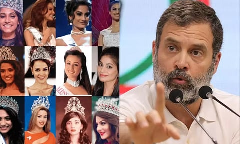 மிஸ் இந்தியா பட்டியலில் ஒரு தலித் அல்லது பழங்குடியின பெண் கூட இல்லாதது ஏன்? - ராகுல் கேள்வி