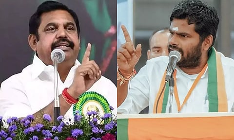 Edappadi Palaniswamy and Annamalai