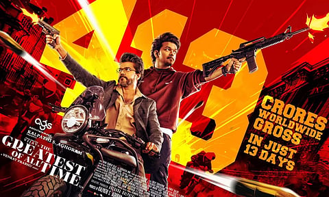 ரூ.500 கோடி வசூலை நெருங்கும் விஜய்யின் 'தி கோட்'..