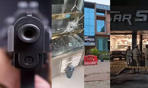 டெல்லியில்  24 மணிநேரத்தில் அடுத்தடுத்து துப்பாக்கிச்சூடு ..  பணம் பறிக்கும் கும்பலால் பதற்றம் - வீடியோ