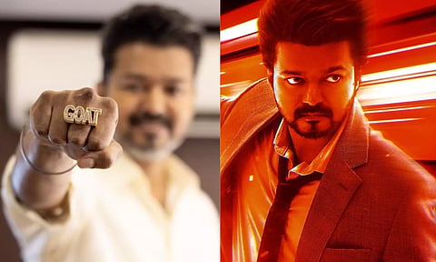 கையில் 'GOAT' மோதிரத்துடன் நடிகர்  விஜய் பகிர்ந்த நச் புகைப்படம்!