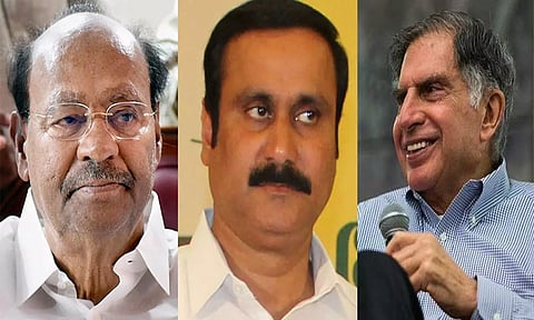 ரத்தன் டாடா மறைவு- ராமதாஸ், அன்புமணி ஆகியோர் இரங்கல்