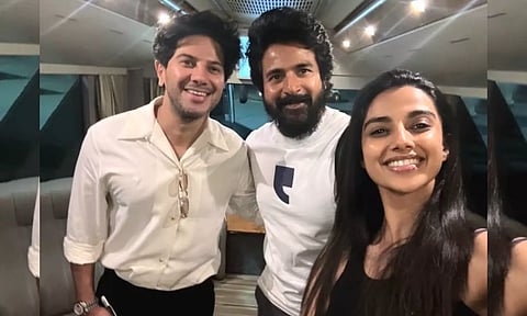 லக்கி பாஸ்கர் அமரனை சந்தித்த போது -  வைரலாகும் புகைப்படம்