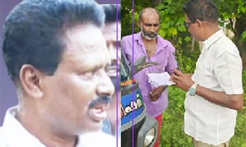போலீஸ் அதிகாரி எனக்கூறி வாகனங்களை ஆய்வு செய்த வாலிபர்- எச்சரித்து அனுப்பிய போலீசார்