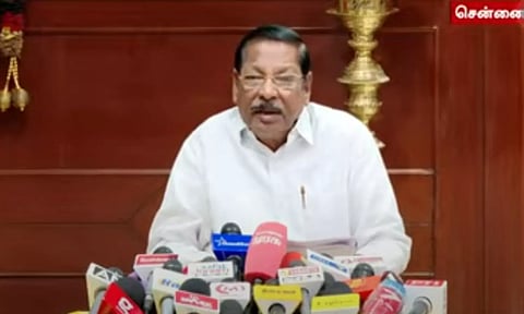 விசாரணை சி.பி.ஐ.-க்கு மாற்றம்- மனசாட்சியை அடகுவைத்துவிட்டு இ.பி.எஸ். அறிக்கை என ஆர்.எஸ்.பாரதி சாடல்