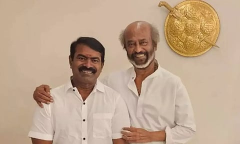 நடிகர் ரஜினிகாந்த் உடன் சீமான் திடீர் சந்திப்பு